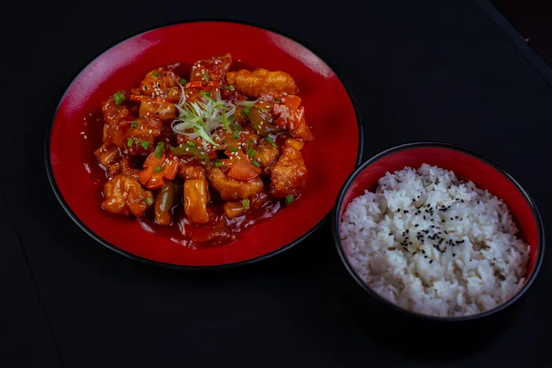 Poulet sauce aigre-douce