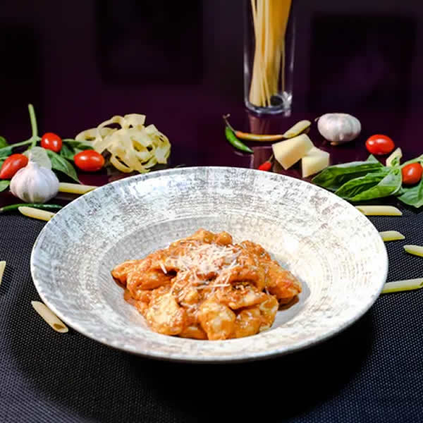 Gnocchi à la sauce rose