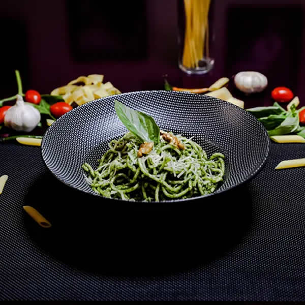 Spaghetti au pesto