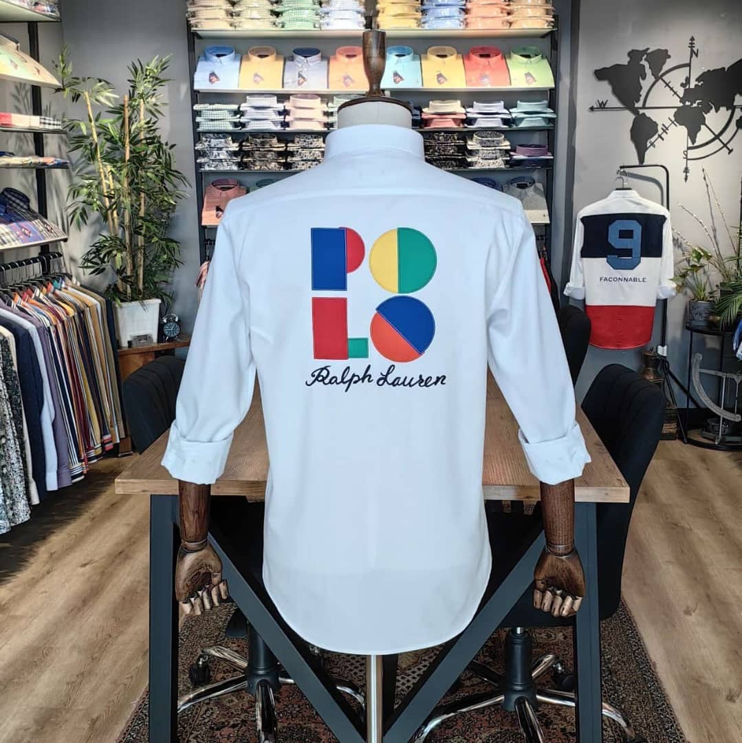 Chemise blanche à manches longues Polo Ralph Lauren